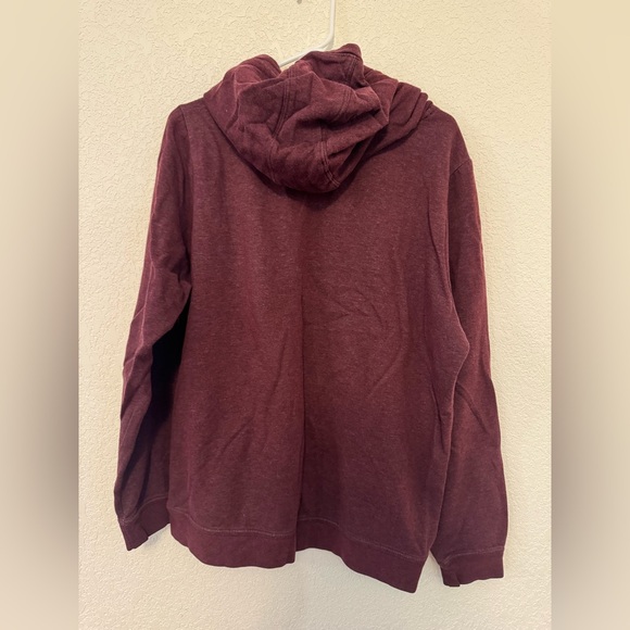 Maroon Nike cowl neck hoodie size 1x - Picture 2 of 4